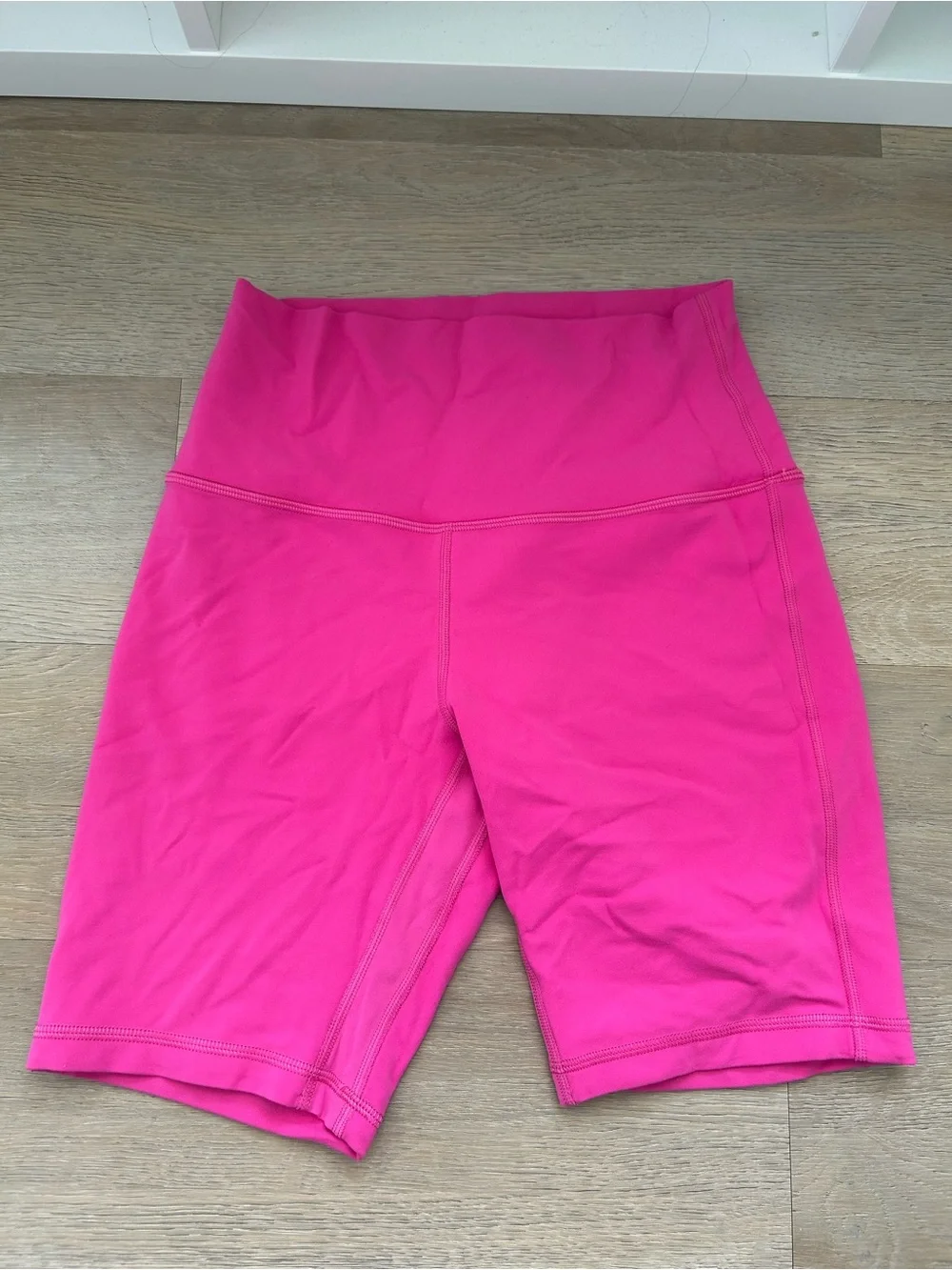 lululemon athletica Vibrant Pink High-Rise Bike Shorts
